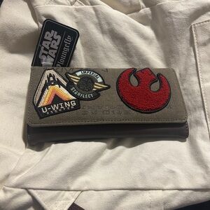 Loungefly Star Wars Wallet with Red and Brown Accents